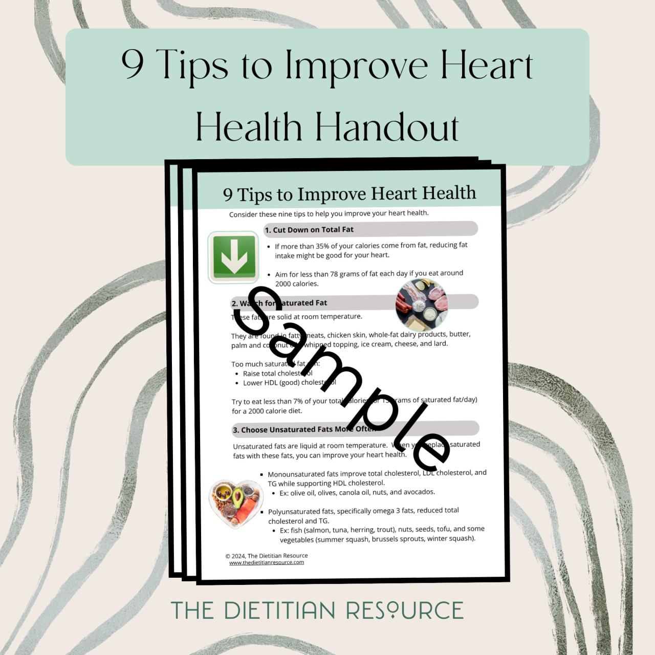 9 Tips to Improve Heart Health | The Dietitian Resource