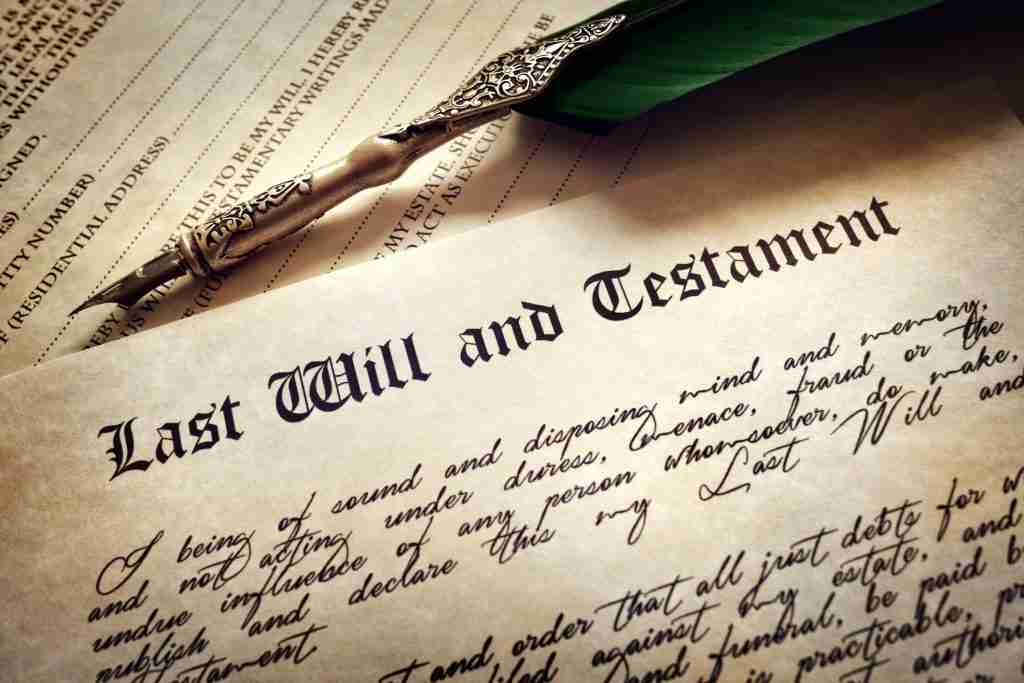How To Write A Will That Is Legally Valid