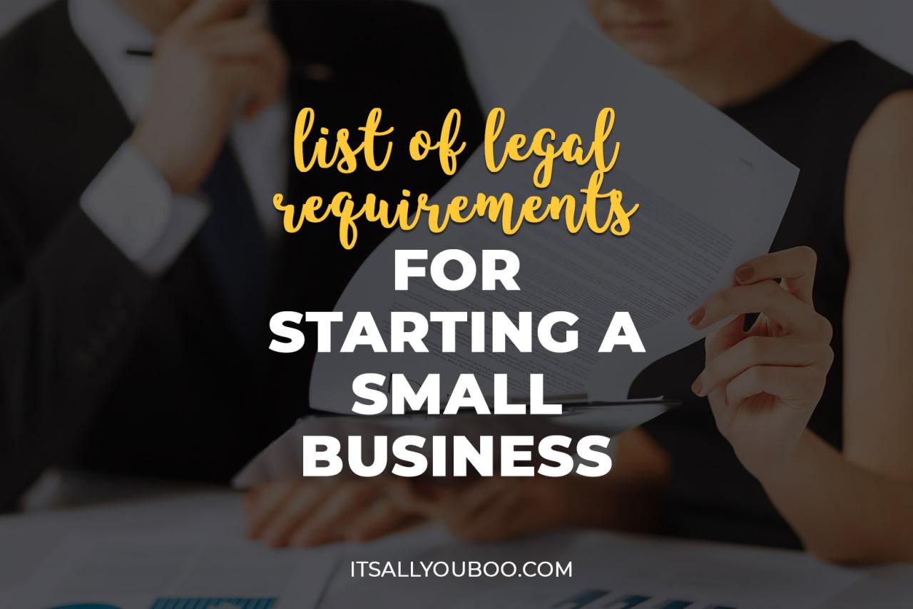 What Are The Legal Requirements For Starting A Business