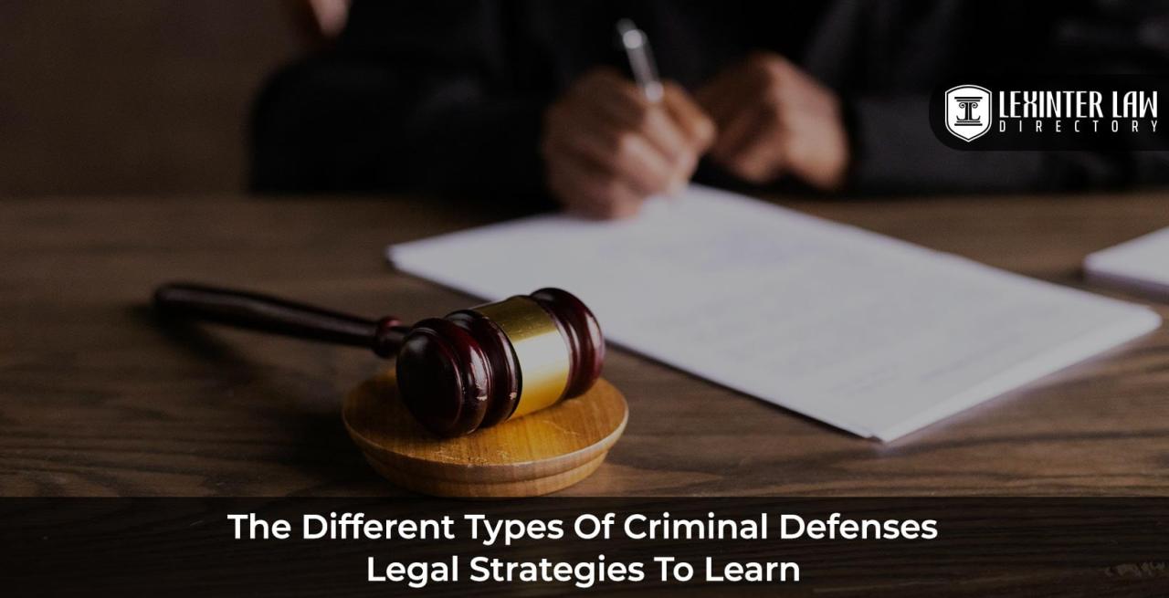 What Are The Common Defenses In Criminal Cases